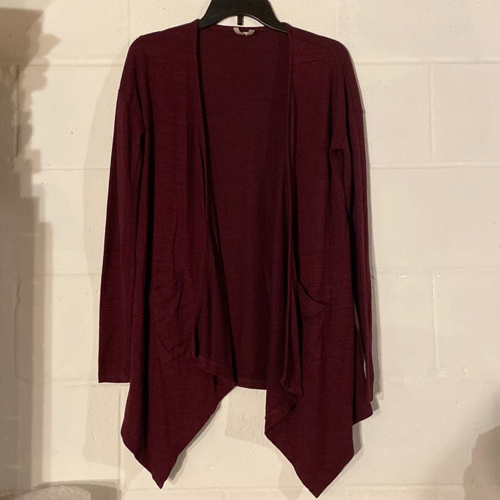 Cranberry cardigan